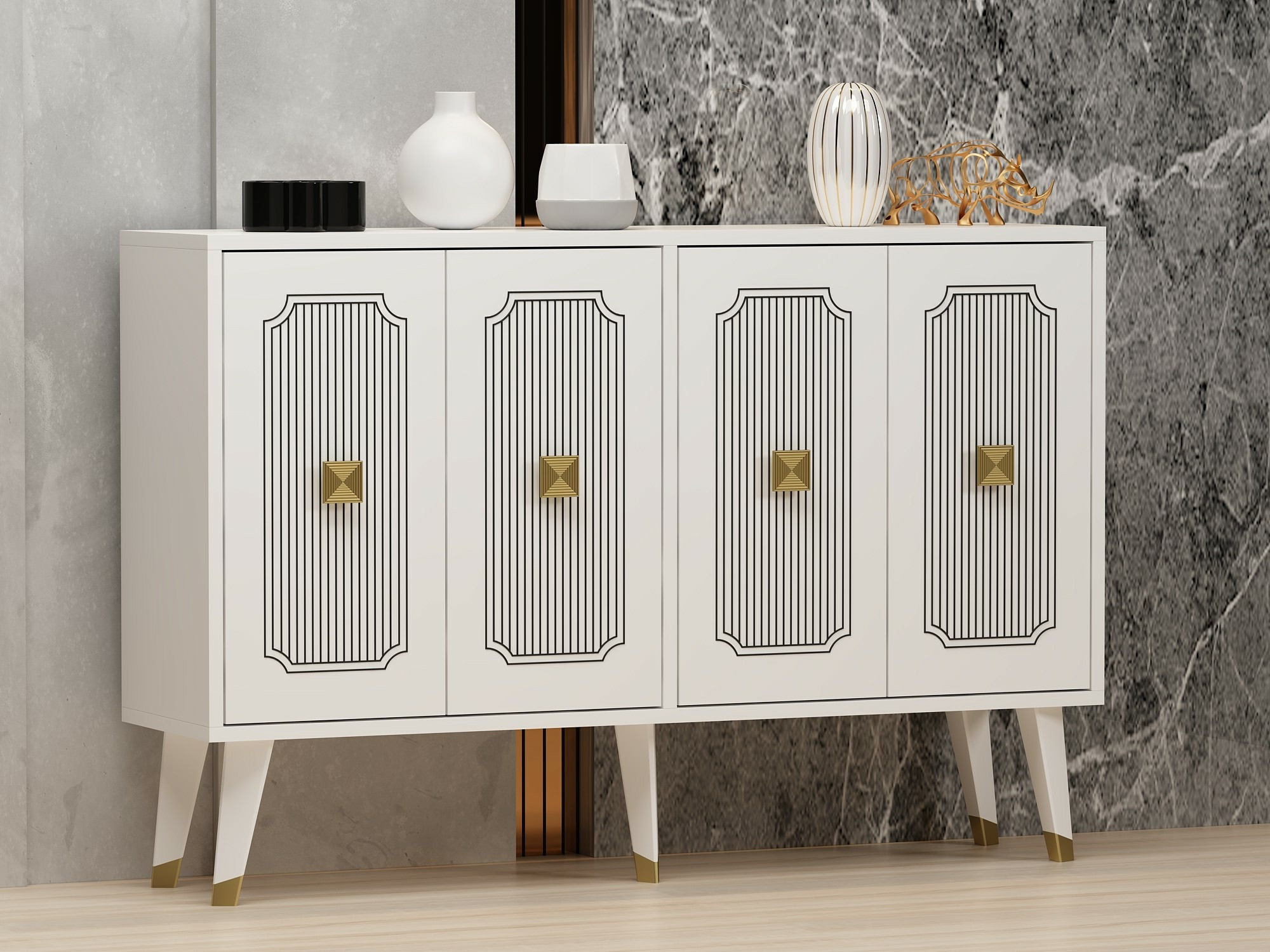 Aparador Dunliru 112 (Blanco)