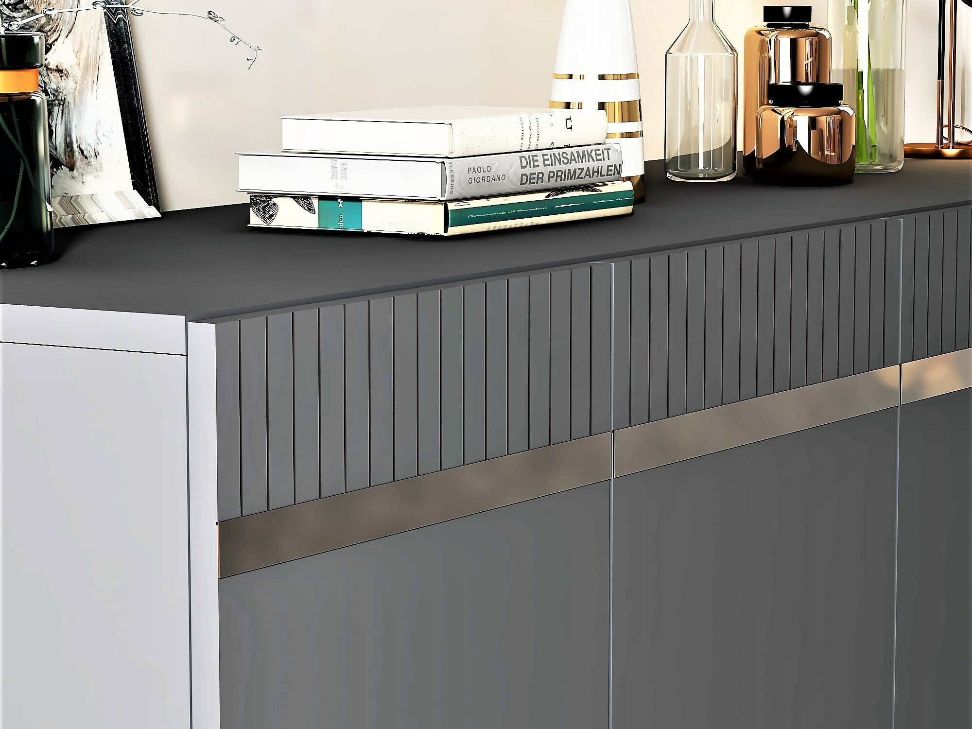 Aparador Kailua 1915 (Antracita + Plata)