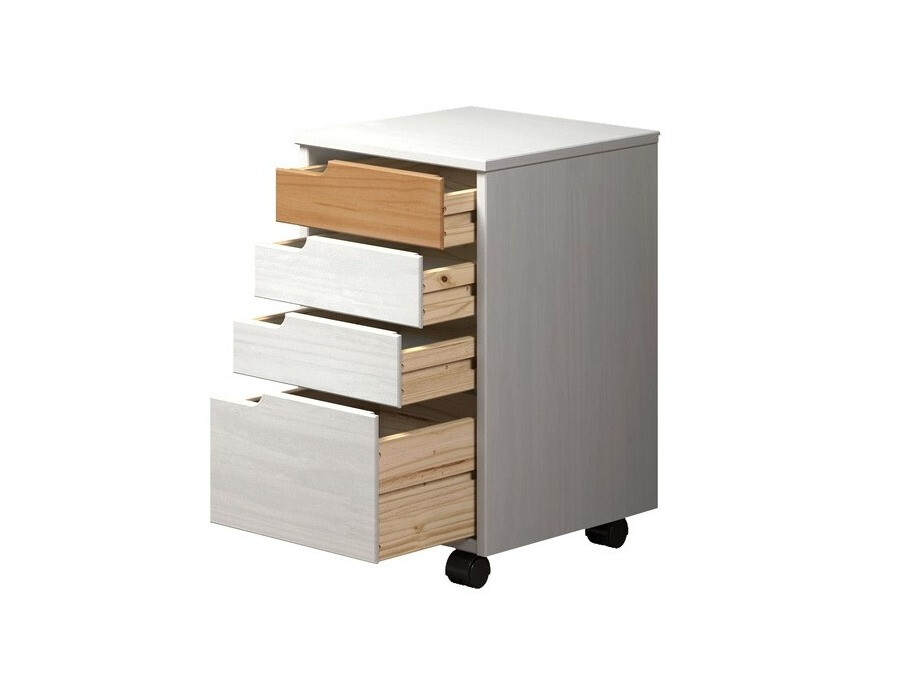 Archivador Indianapolis C101 (Blanco + Miel de roble)