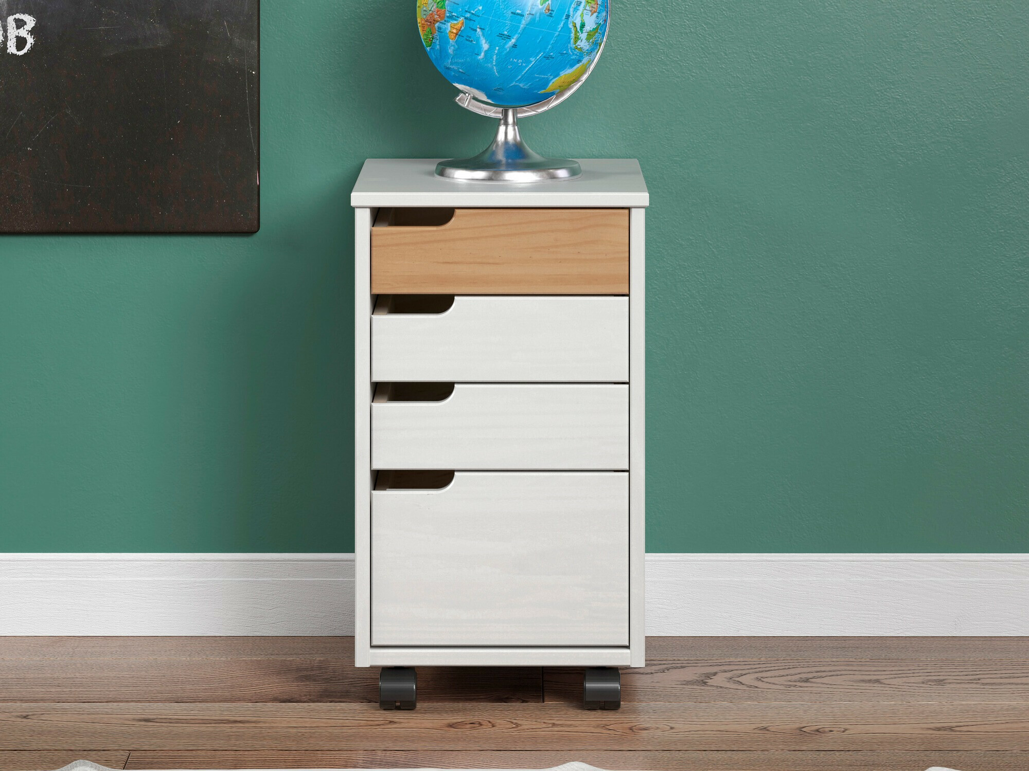 Archivador Indianapolis C101 (Blanco + Miel de roble)