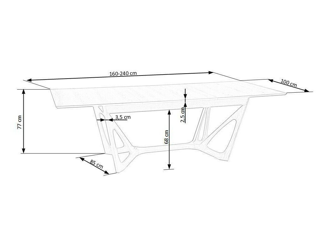 Mesa Houston 782 (Miel de roble)