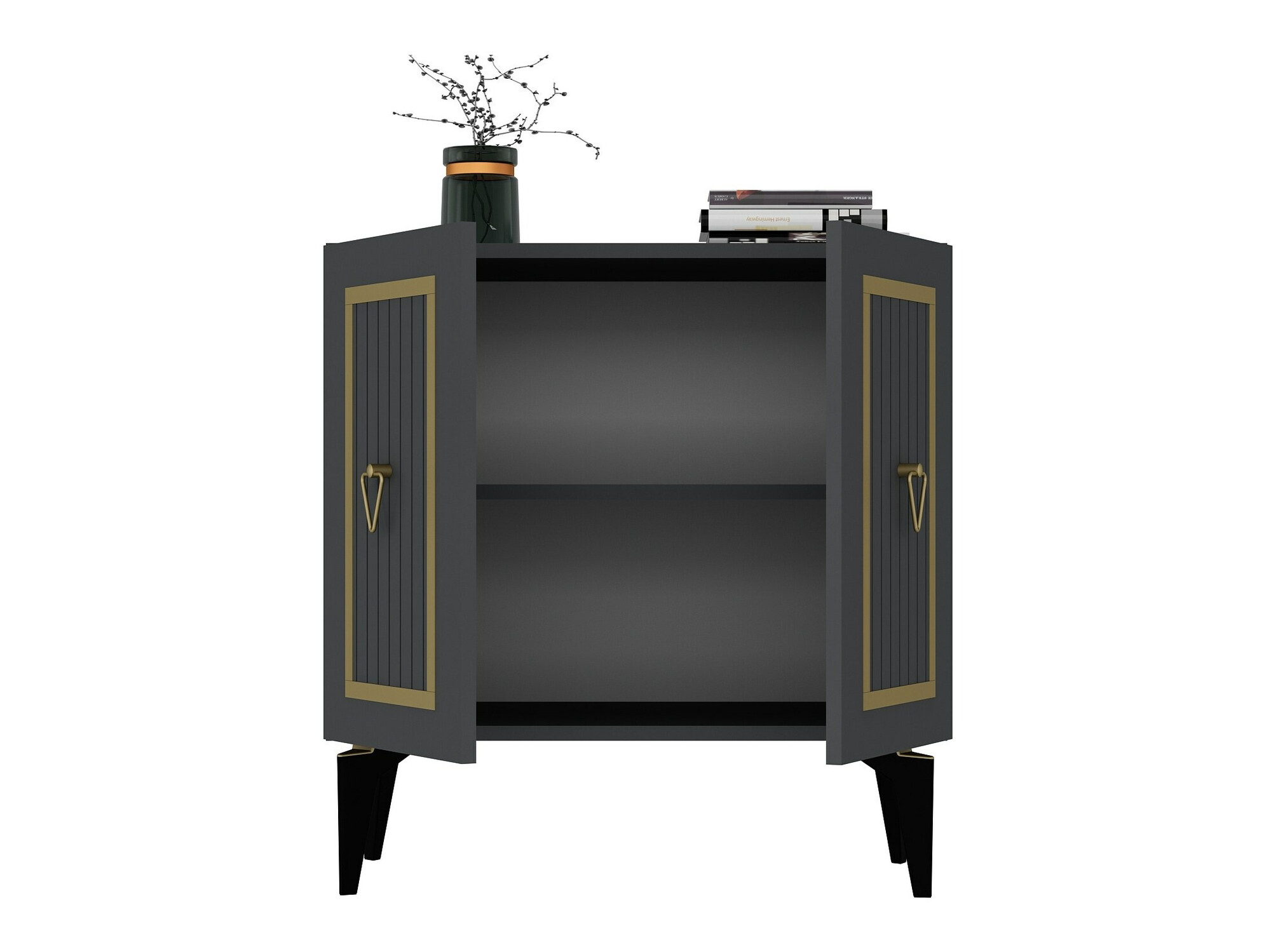 Aparador Kailua 1973 (Antracita + Dorado)