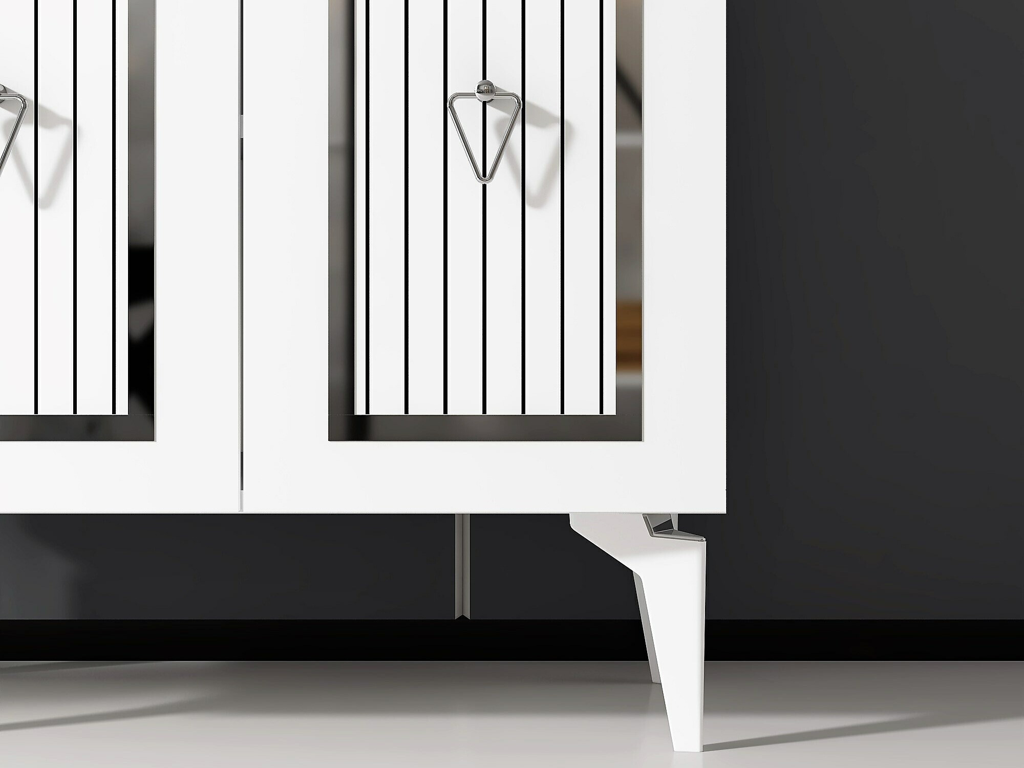 Aparador Kailua 1973 (Blanco + Plata)