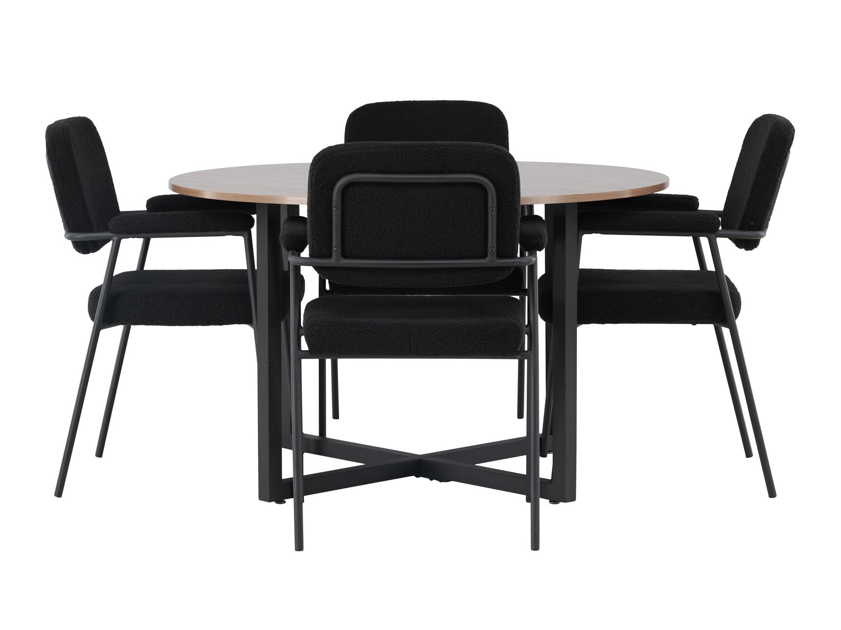 Conjunto de mesas y sillas para comedor Dallas 4342