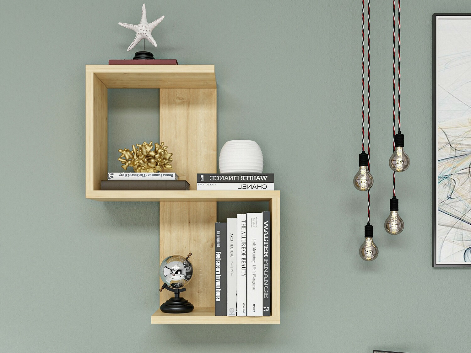 Estantería de pared Kailua 2025