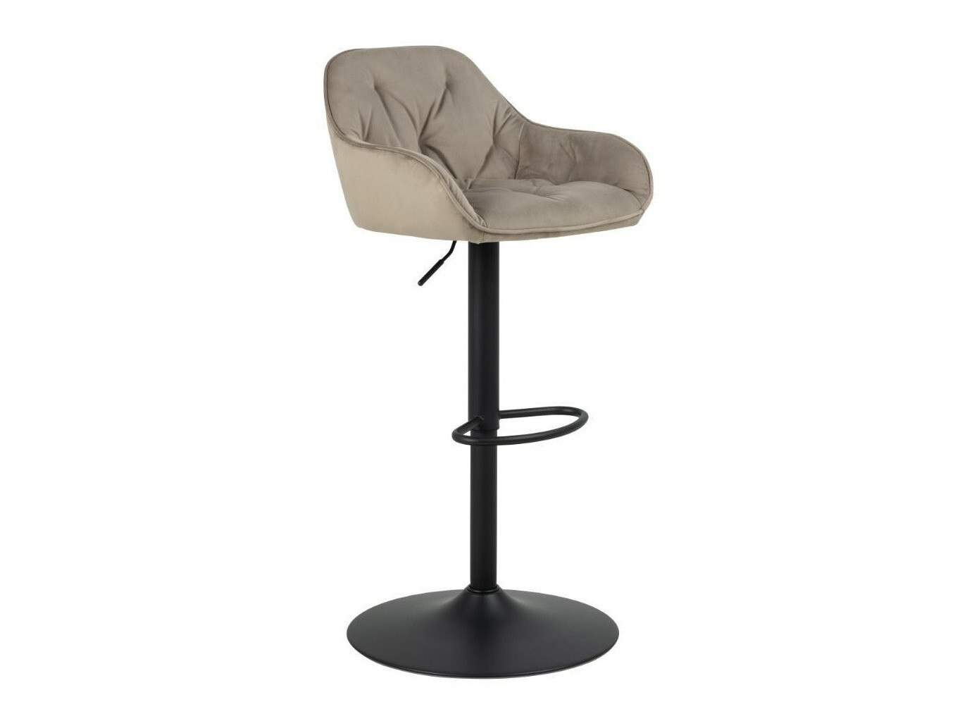 Silla de barra Norsica 776 (Negro + Beige)