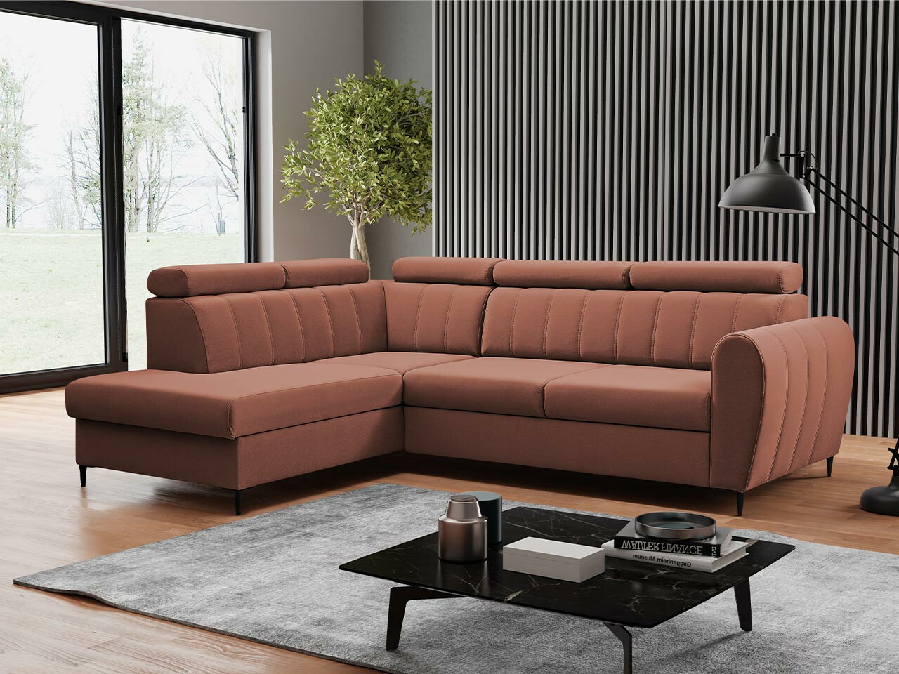 Sofá rinconero Temple 125 (Kronos 29)