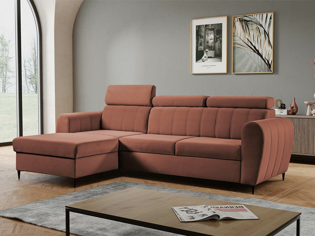 Sofá rinconero Temple 126 (Kronos 29)