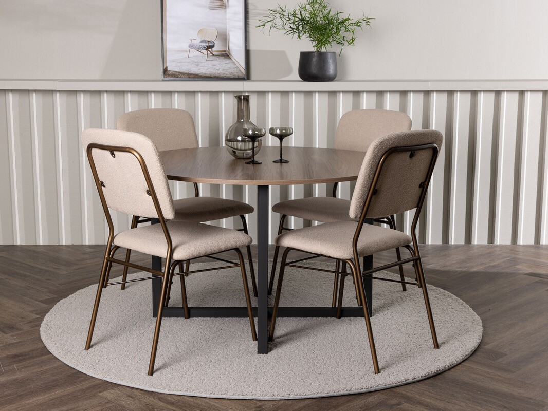 Conjunto de mesas y sillas para comedor Dallas 4344