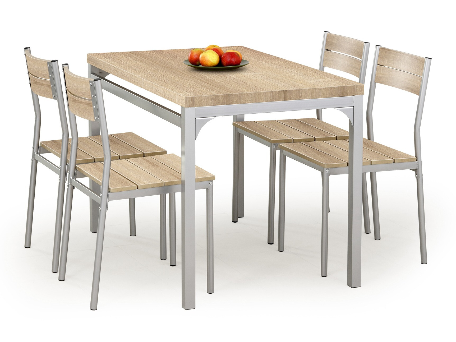 Conjunto de mesas y sillas para comedor Houston 128 (Roble Sonoma)