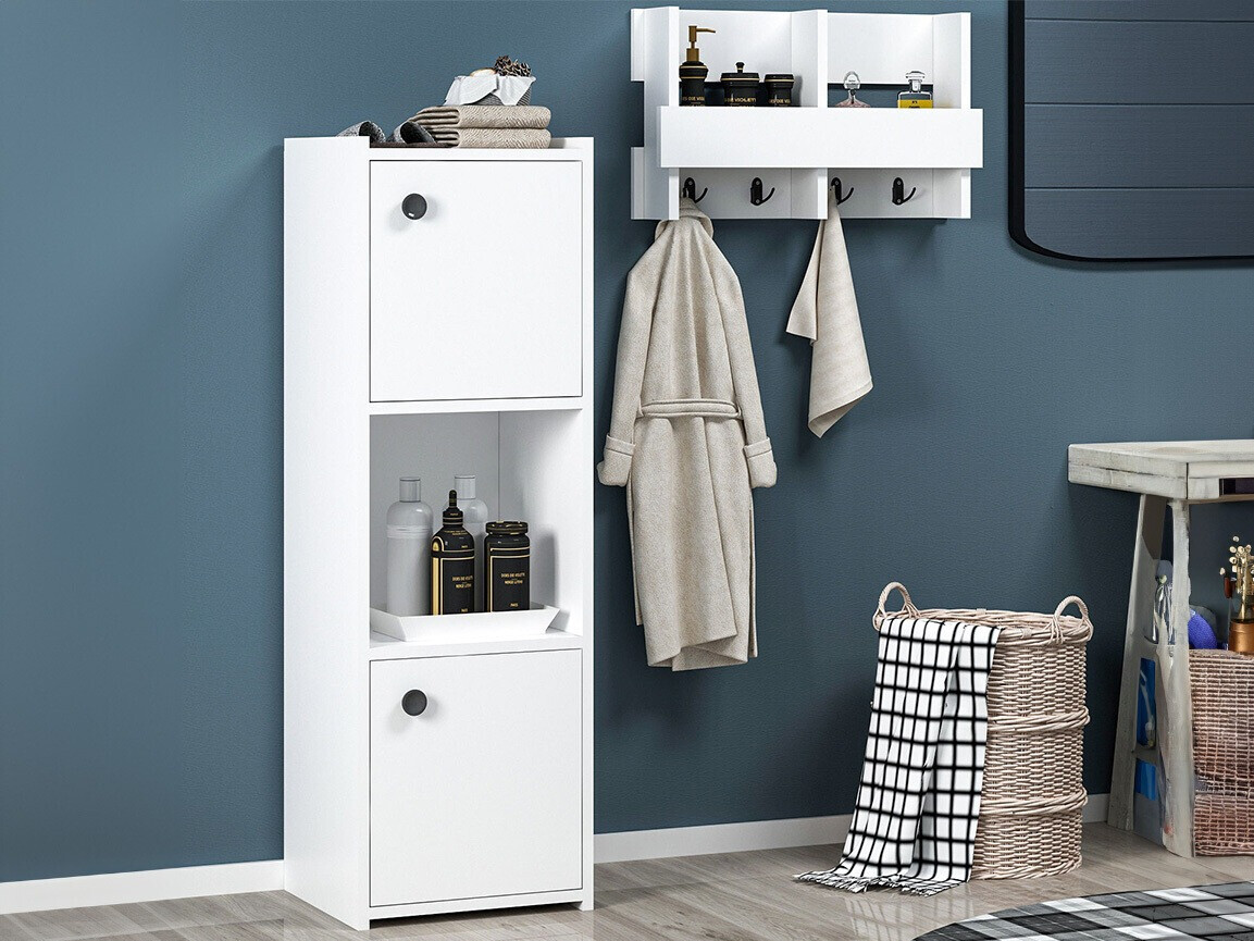 Armario de baño de pie Kailua 1981 (Blanco)