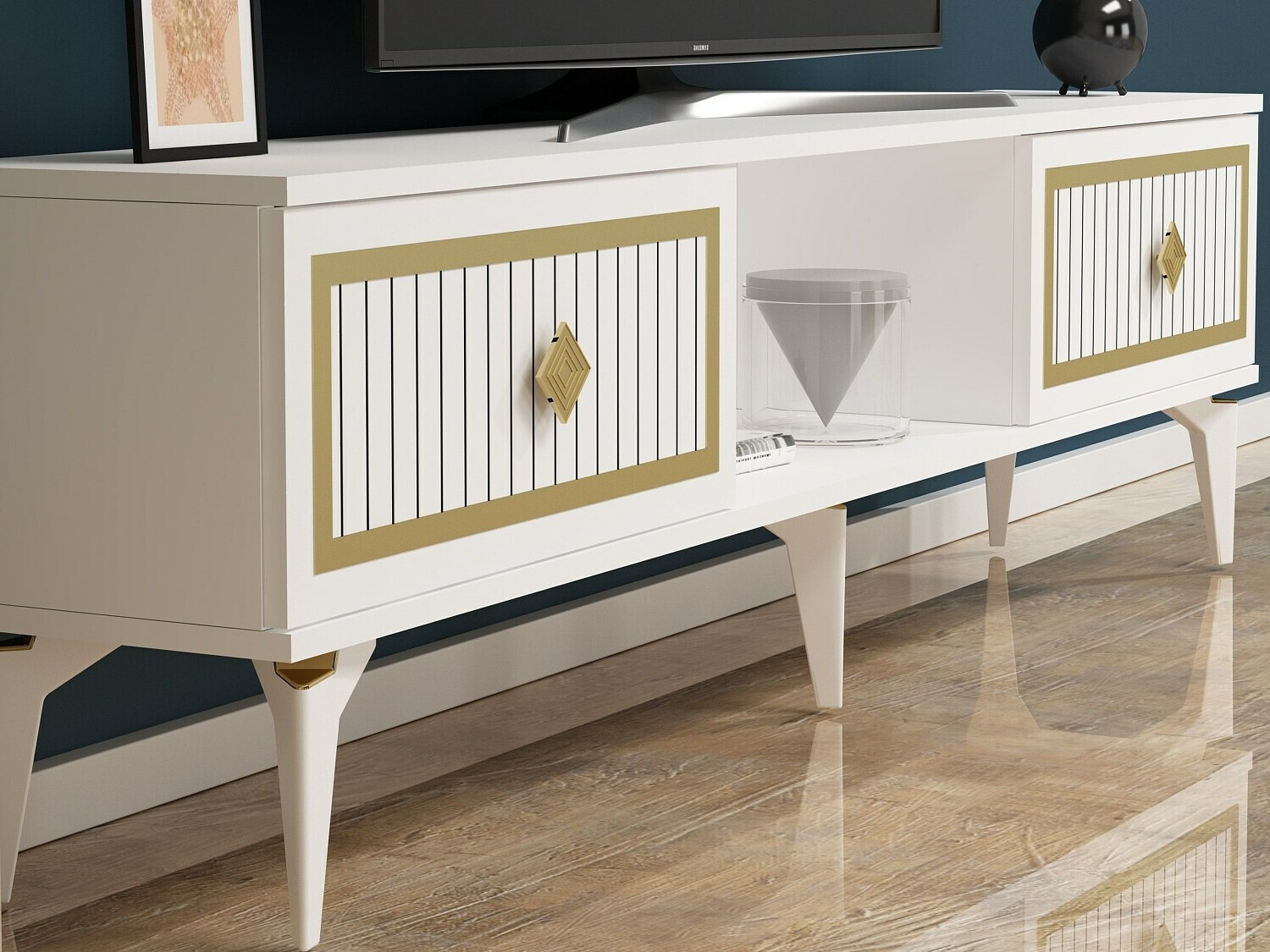 Mueble TV Kailua 1986 (Blanco)