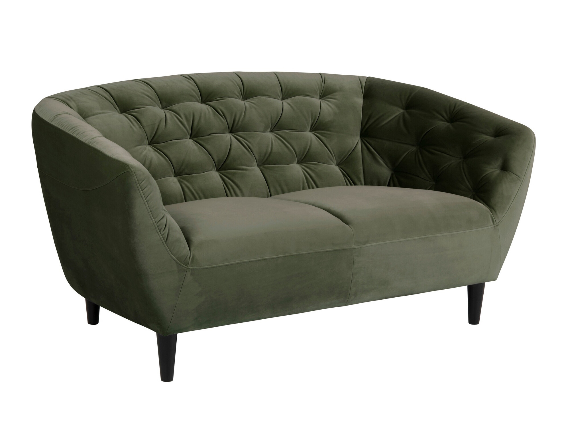 Sofá chesterfield Norsica 260 (Verde oscuro)