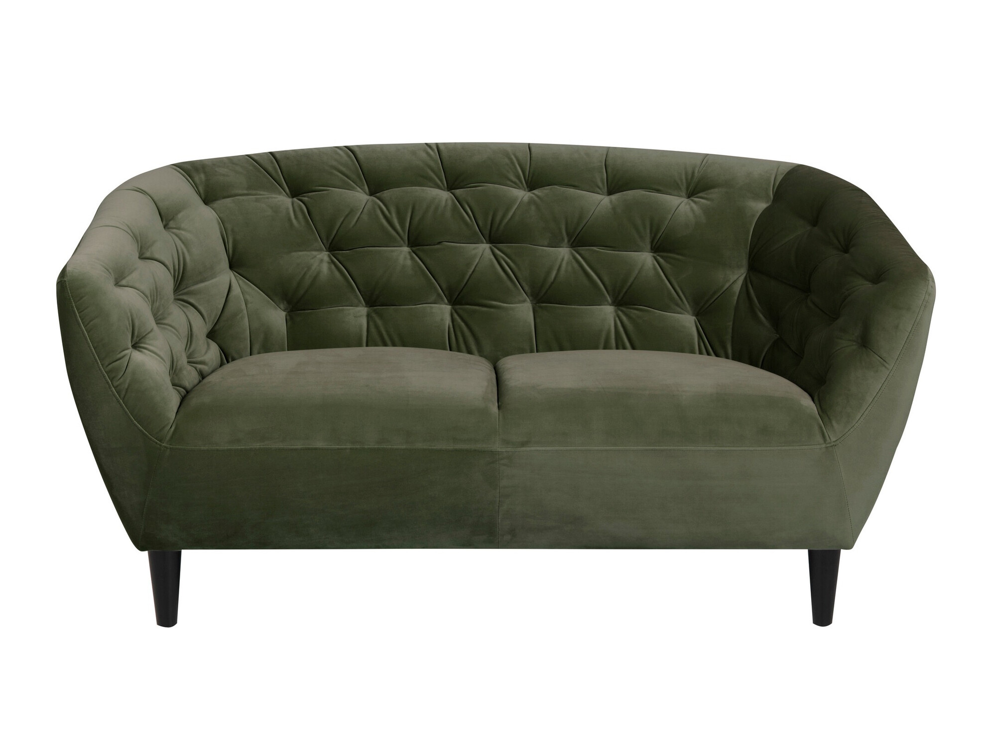 Sofá chesterfield Norsica 260 (Verde oscuro)