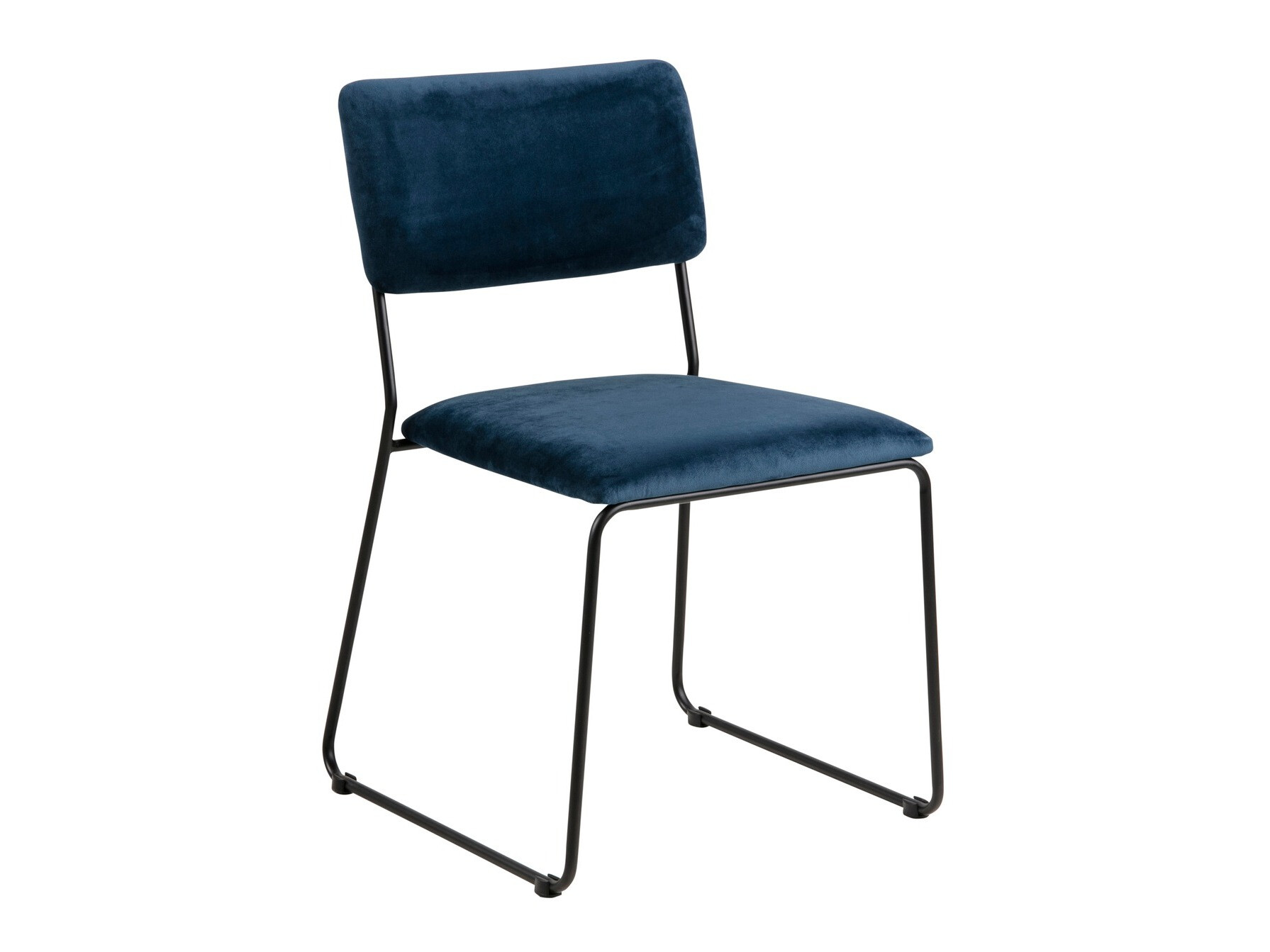 Conjunto de comedor Norsica 557 (Azul oscuro + Negro)