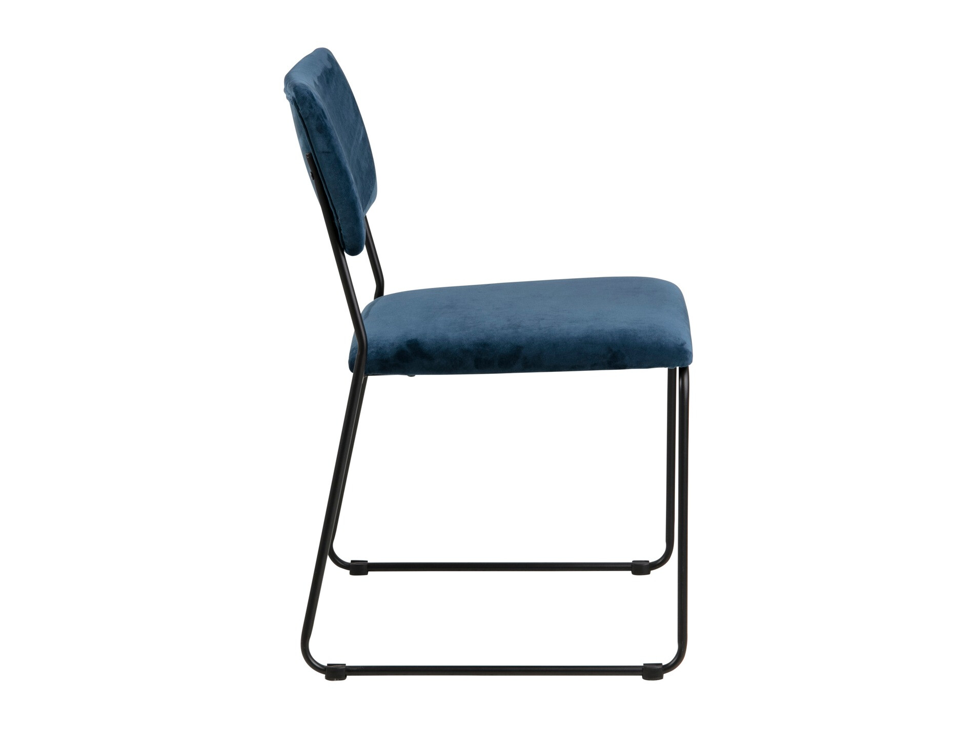 Conjunto de comedor Norsica 557 (Azul oscuro + Negro)