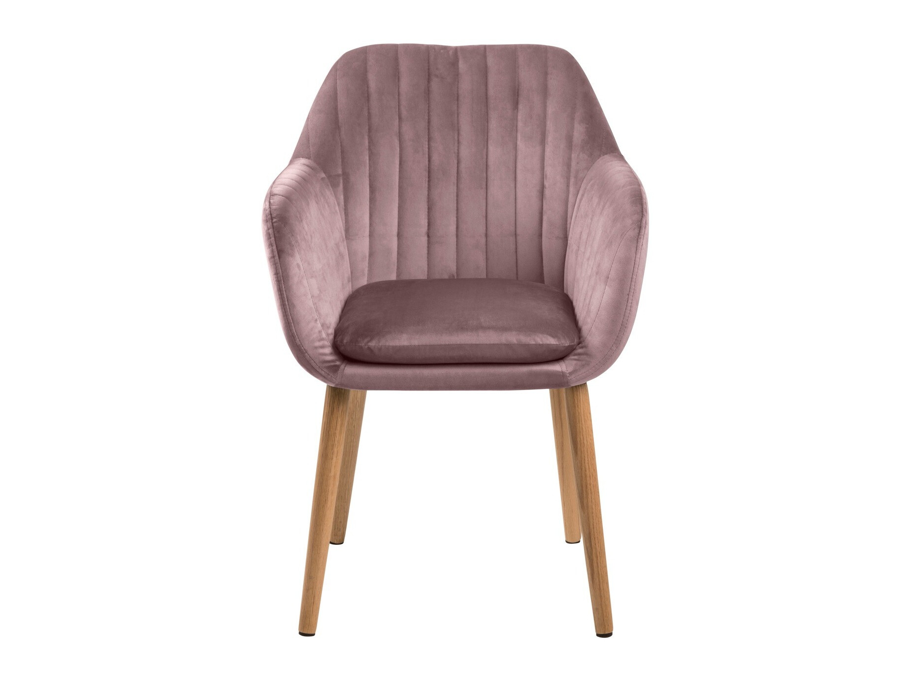 Conjunto de mesas y sillas para comedor Norsica Daltea 114 (Rosa Dusty + Luminoso madera)