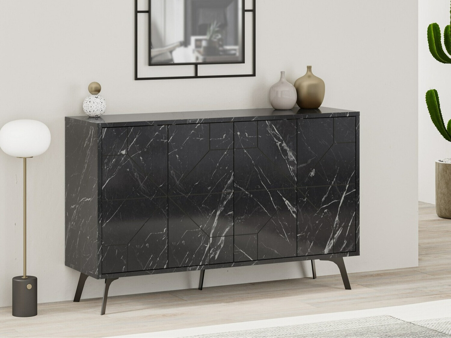 Aparador Kailua 416 (Mármol negro)