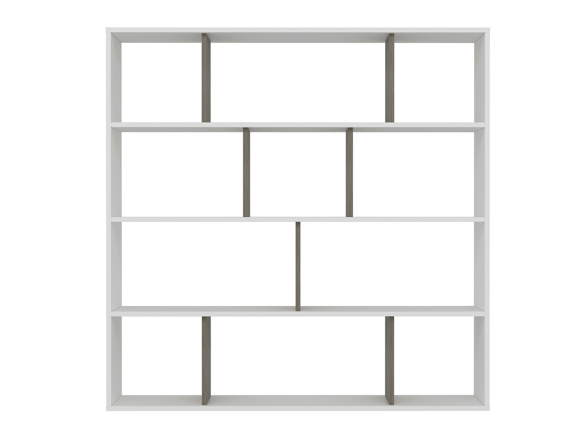 Estantería Kailua 1095 (Blanco + Wengué)