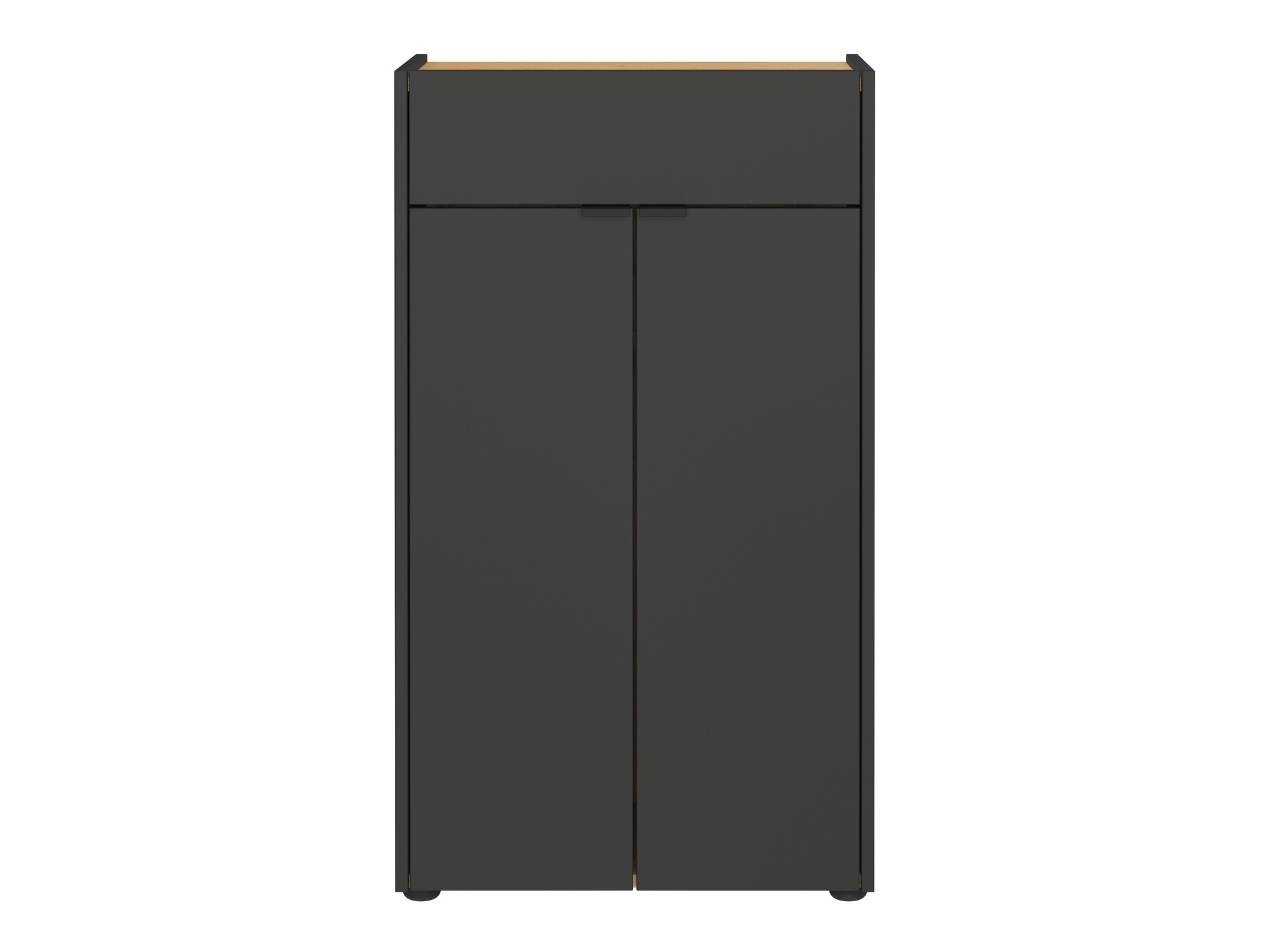 Armario de pie para baño Ventei 102 (Grafito + Navarra roble)