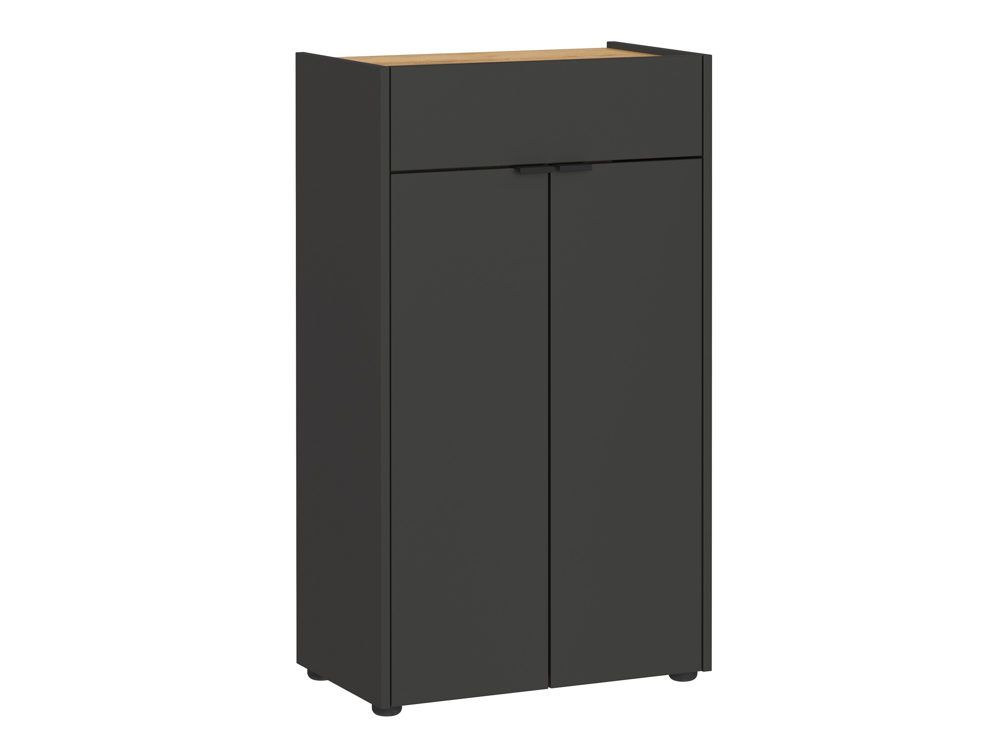 Conjunto de mueble de baño Ventei 109 (Grafito + Navarra roble)