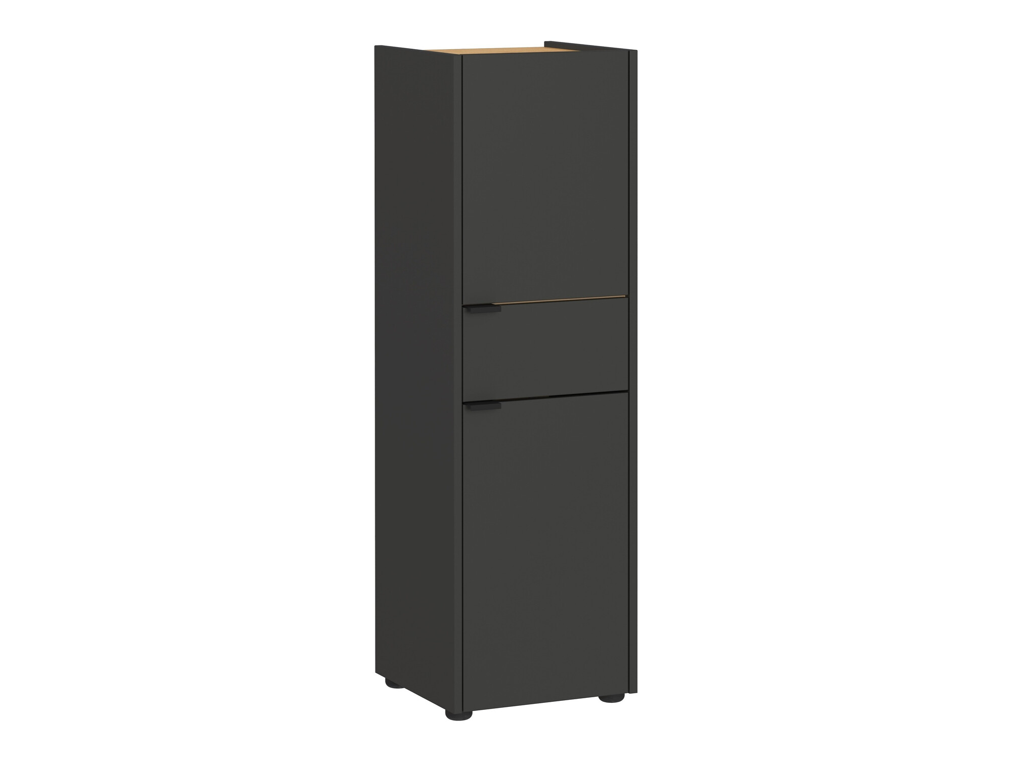 Conjunto de mueble de baño Ventei 109 (Grafito + Navarra roble)