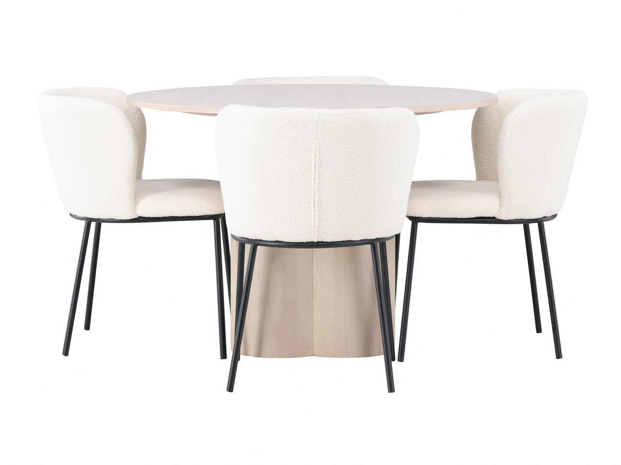 Conjunto de mesas y sillas para comedor Dallas 4356