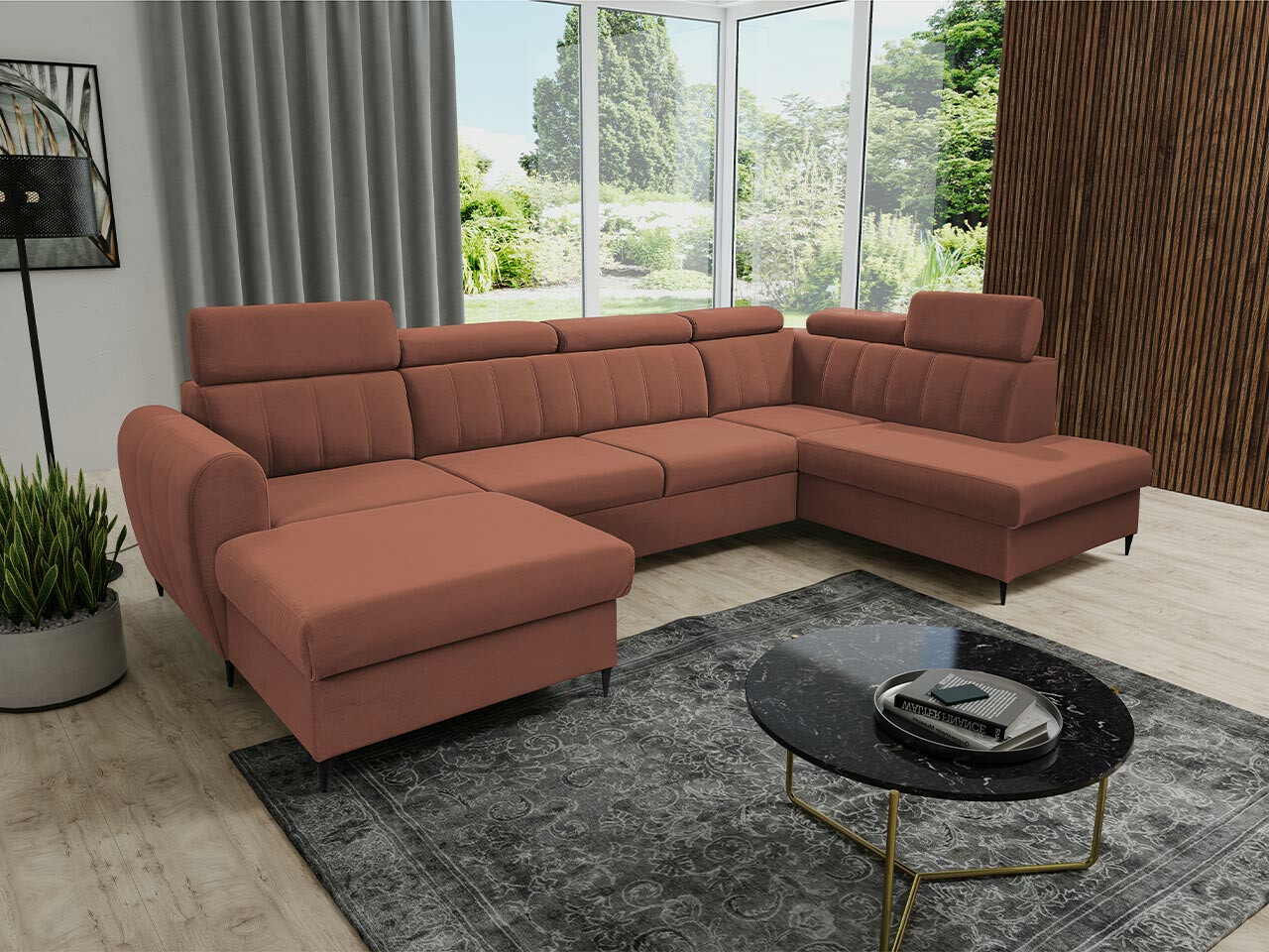 Sofá rinconero Temple 128 (Kronos 29)