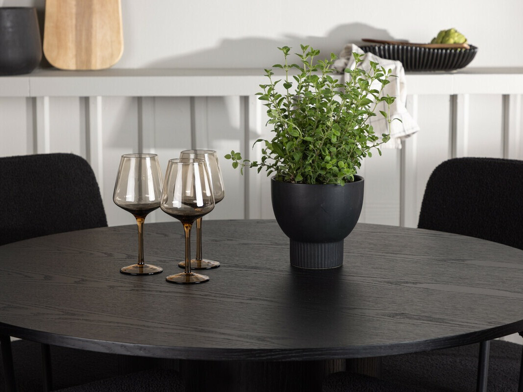 Conjunto de comedor Dallas 4358 (Negro)