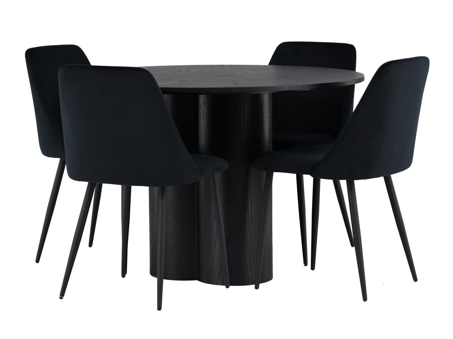 Conjunto de comedor Dallas 4359 (Negro)