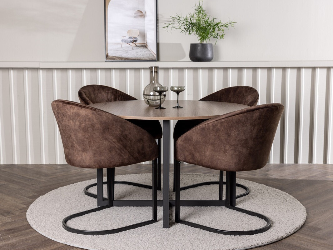Conjunto de mesas y sillas para comedor Dallas 4360