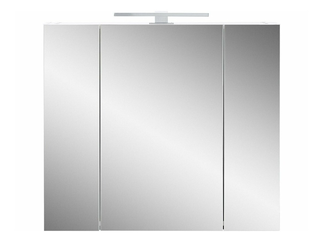 Mueble para baño con espejo Temeli 101 (Blanco)