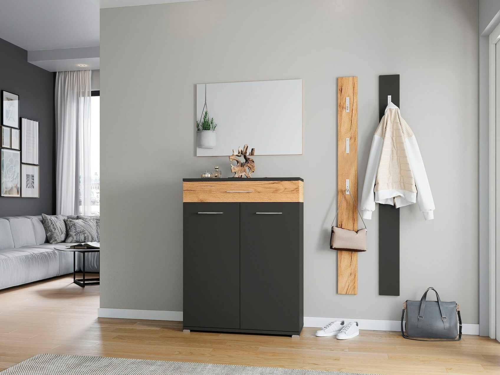 Perchero Sacramento 183 (Grafito)