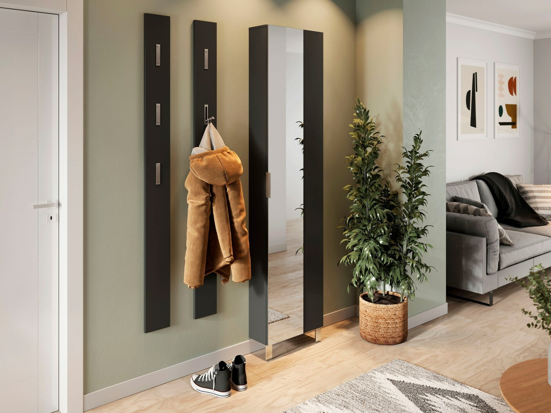 Perchero Sacramento 183 (Grafito)