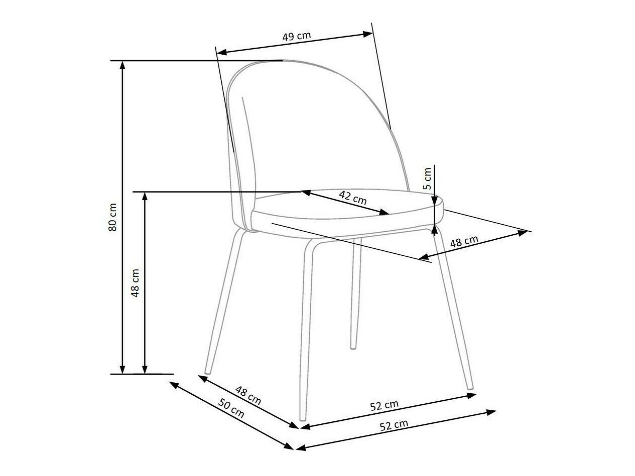 Silla Houston 554 (Azul oscuro + Negro)