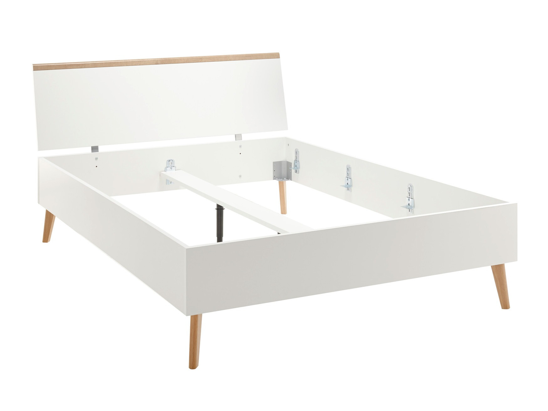 Cama Elbfiou 119 (Riviera roble + Blanco)