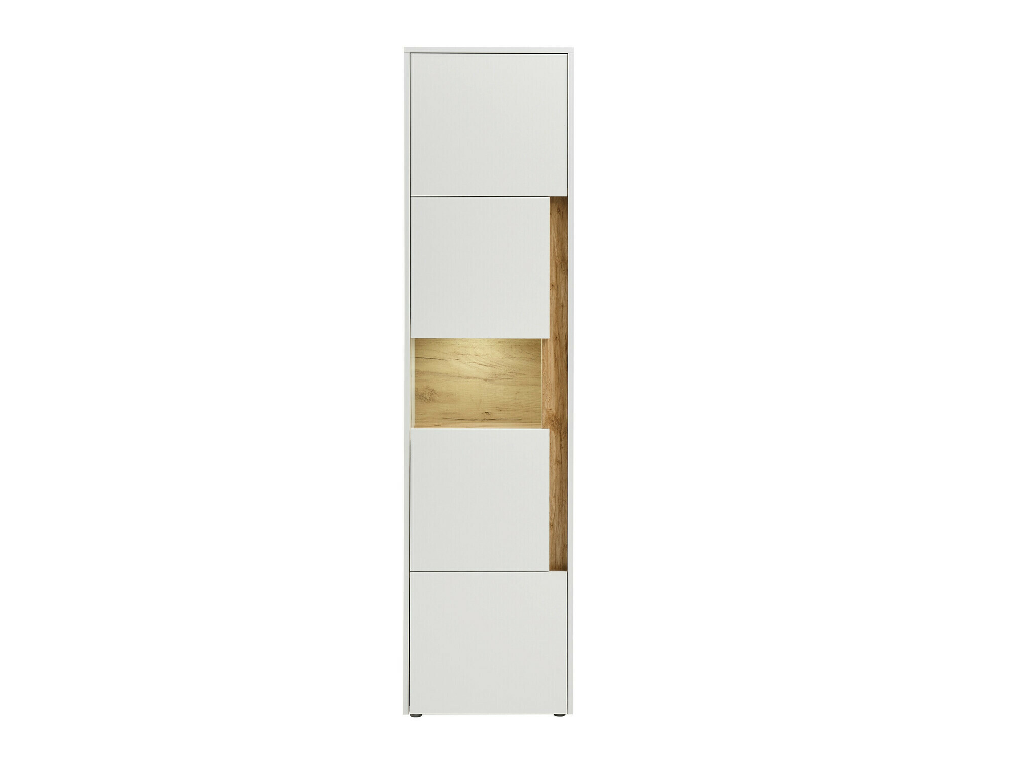 Estantería Elbsori 100 (Blanco + Roble wotan)