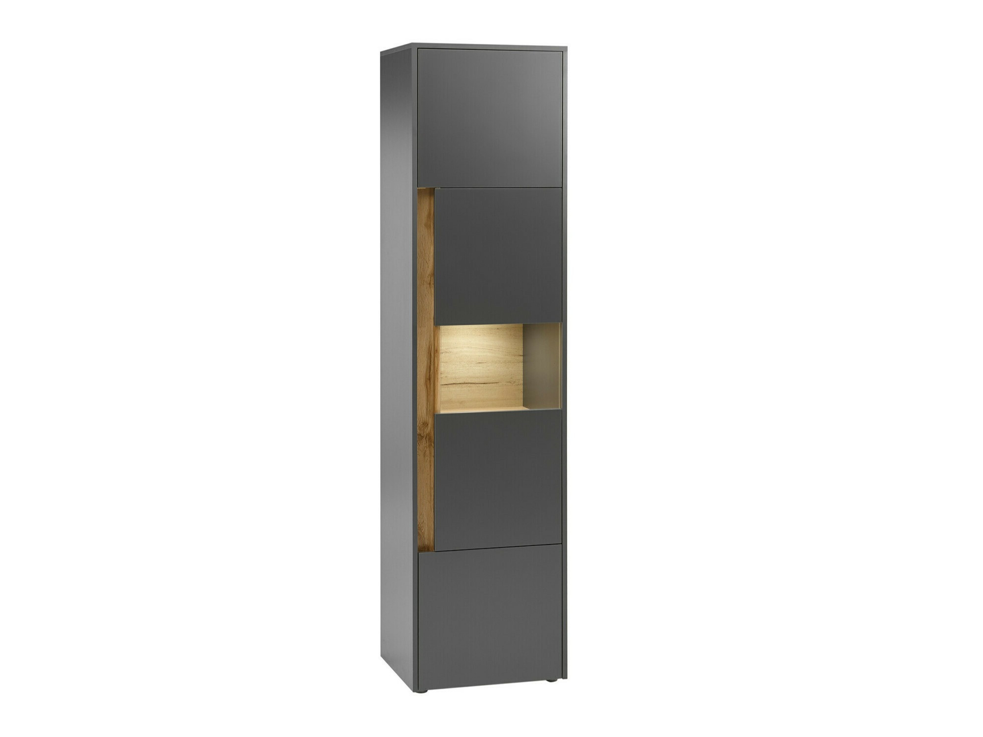 Estantería Elbsori 100 (Antracita + Roble wotan)