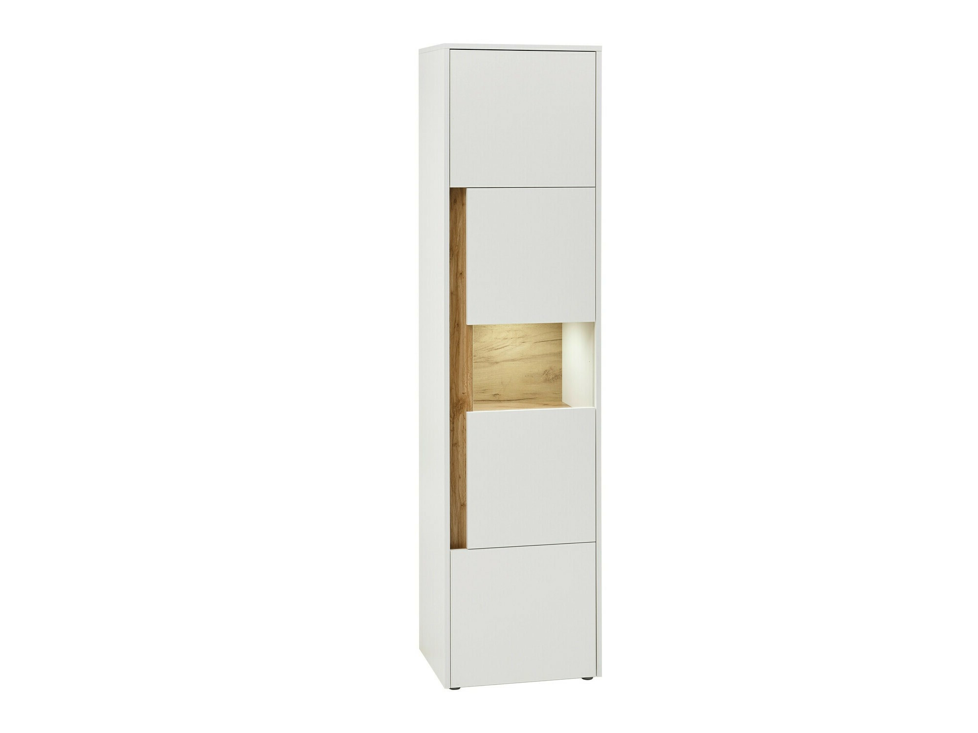 Estantería Elbsori 100 (Blanco + Roble wotan)