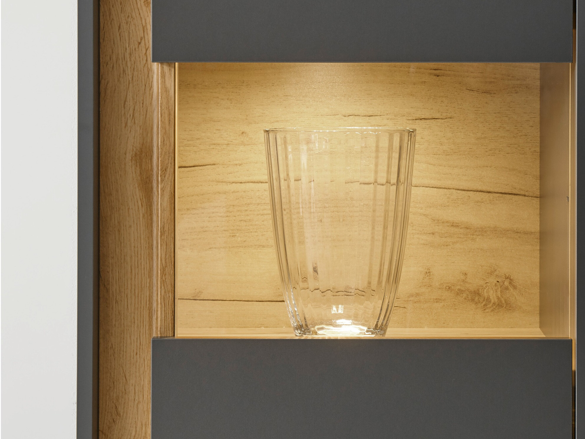 Estantería Elbsori 102 (Antracita + Roble wotan)