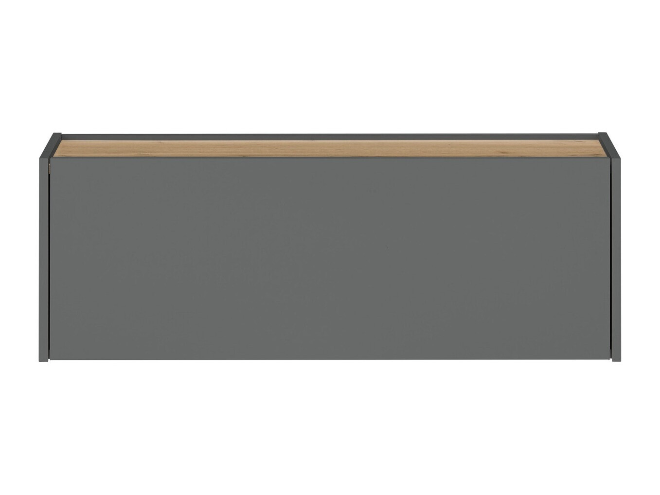 Armario de pared Elbsori 109 (Antracita + Roble wotan)