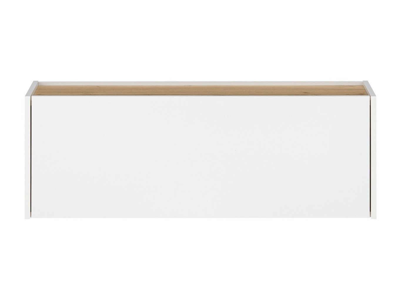 Armario de pared Elbsori 109 (Blanco + Roble wotan)