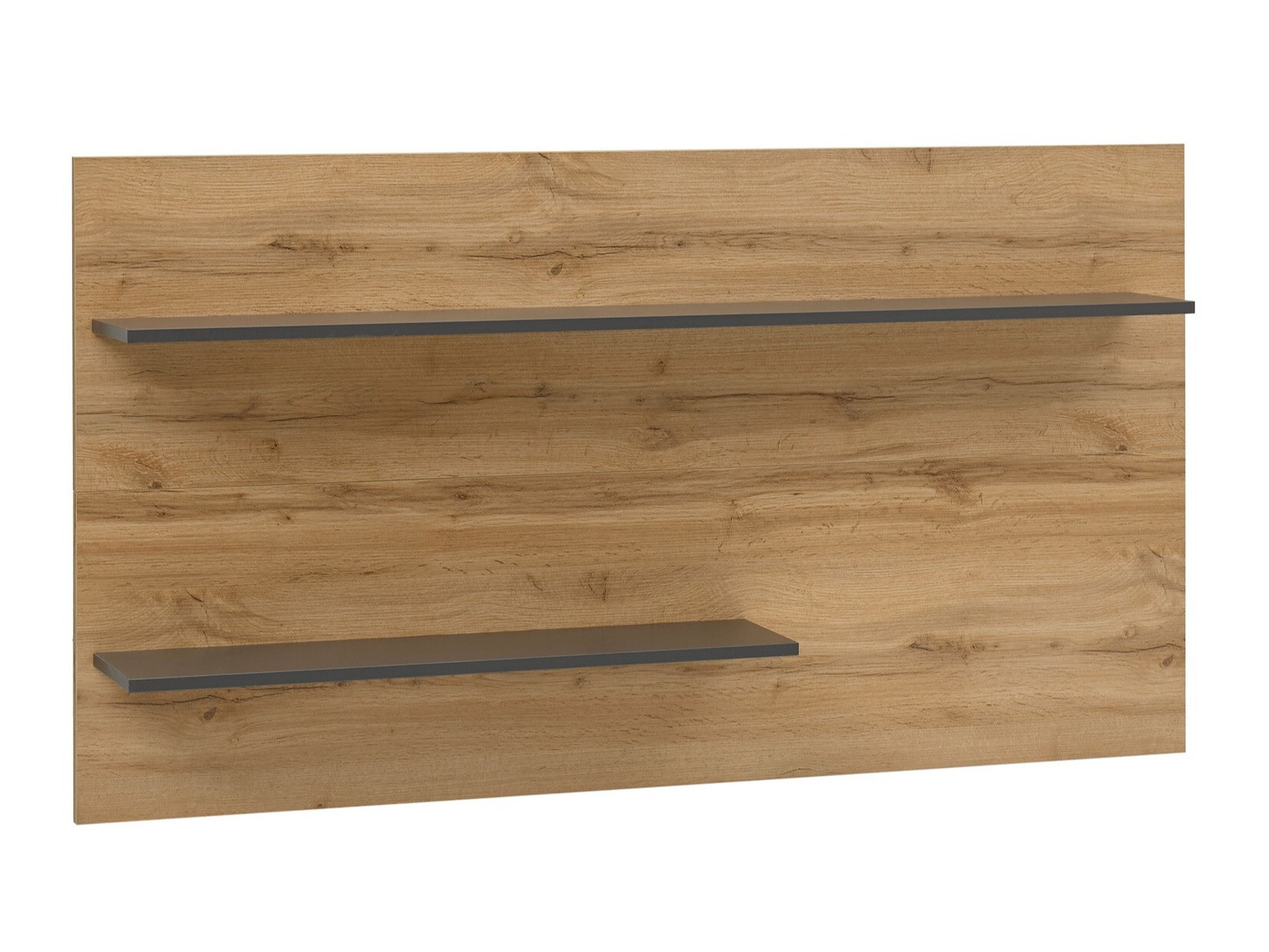 Estantería de pared Elbsori 112 (Roble wotan + Antracita)