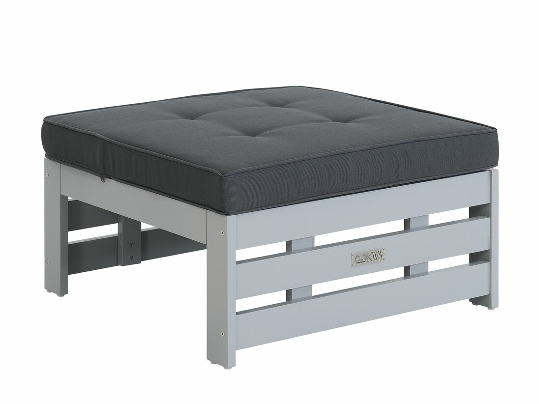 Puf de exterior Riverton 761 (Negro + Gris)