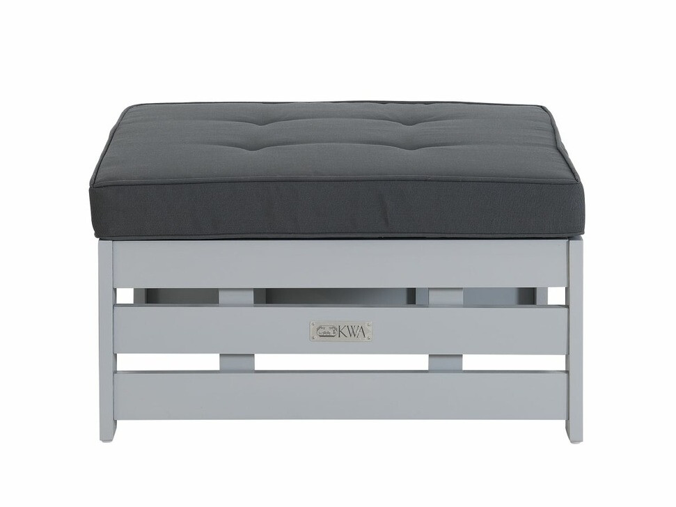 Puf de exterior Riverton 761 (Negro + Gris)