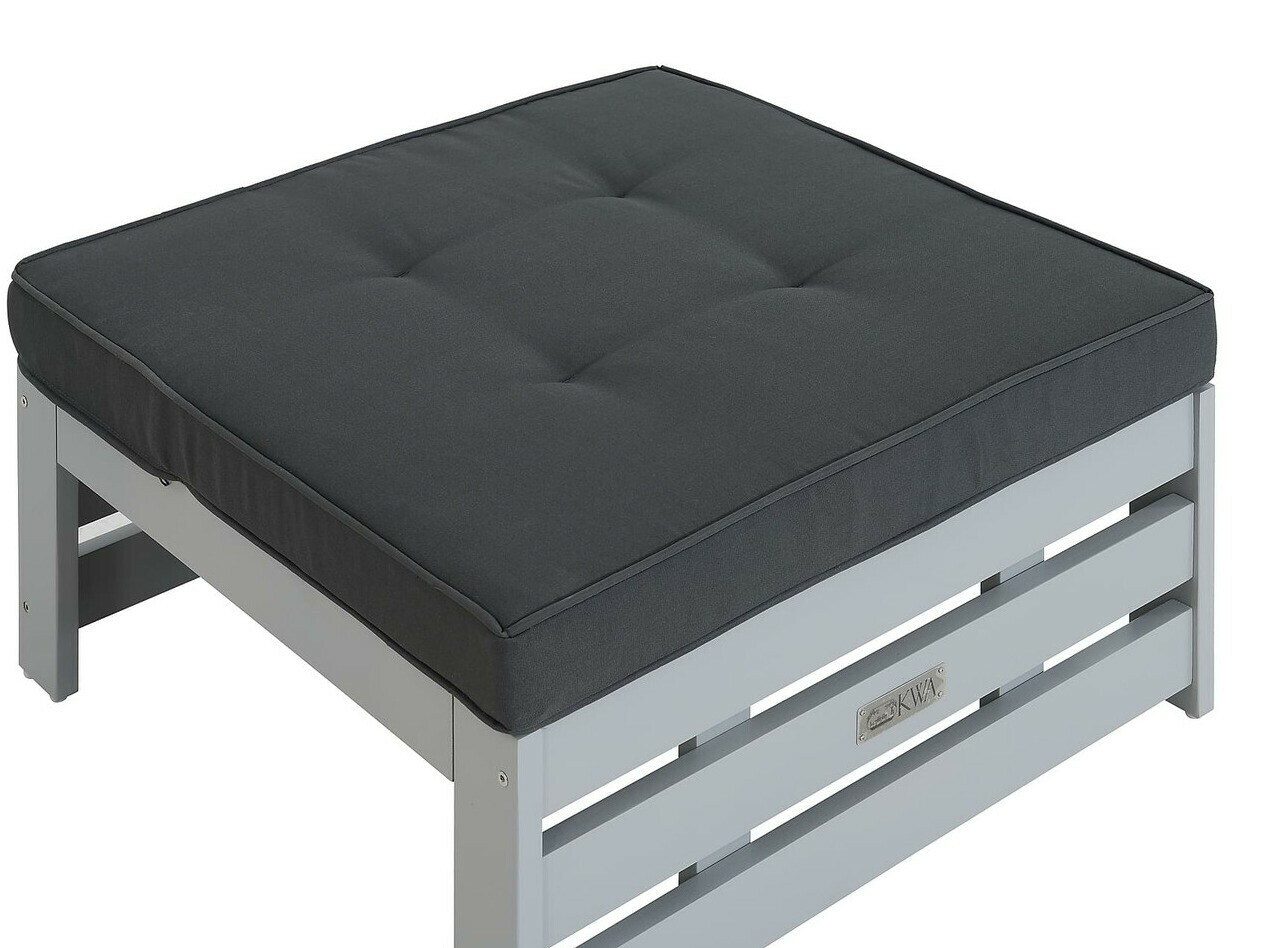 Puf de exterior Riverton 761 (Negro + Gris)