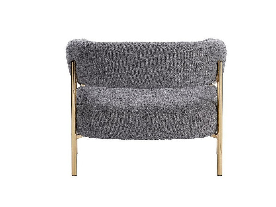 Sillón Riverton 668 (Gris + Dorado)