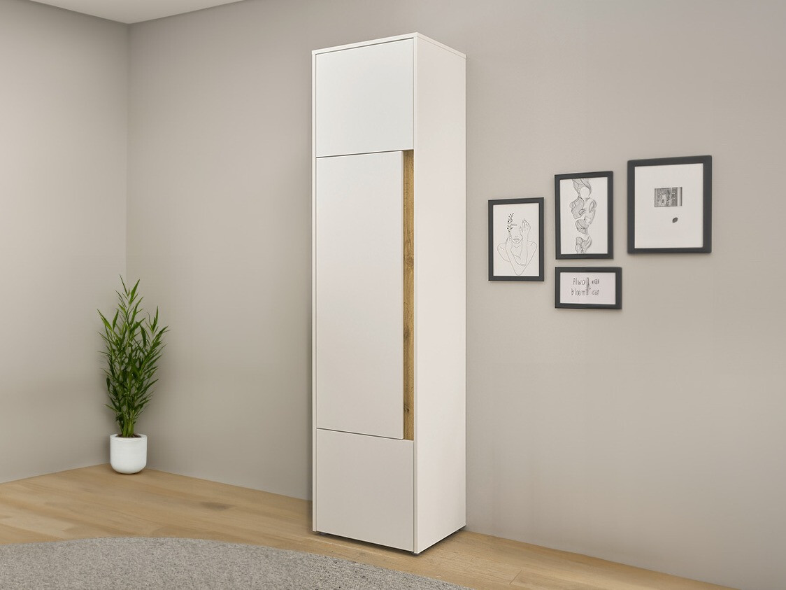 Estantería Elbsori 103 (Blanco + Roble wotan)