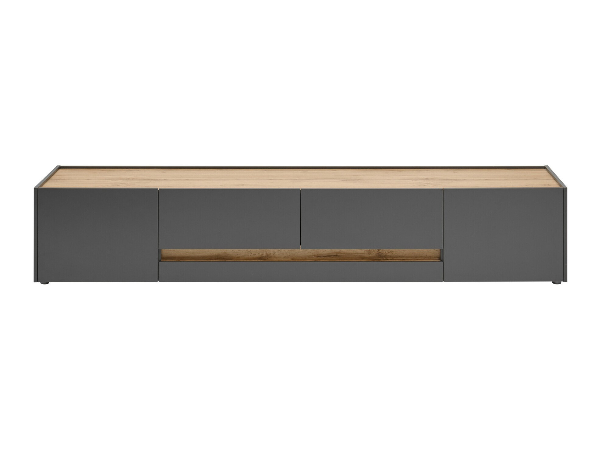 Mueble TV Elbsori 116 (Antracita + Roble wotan)