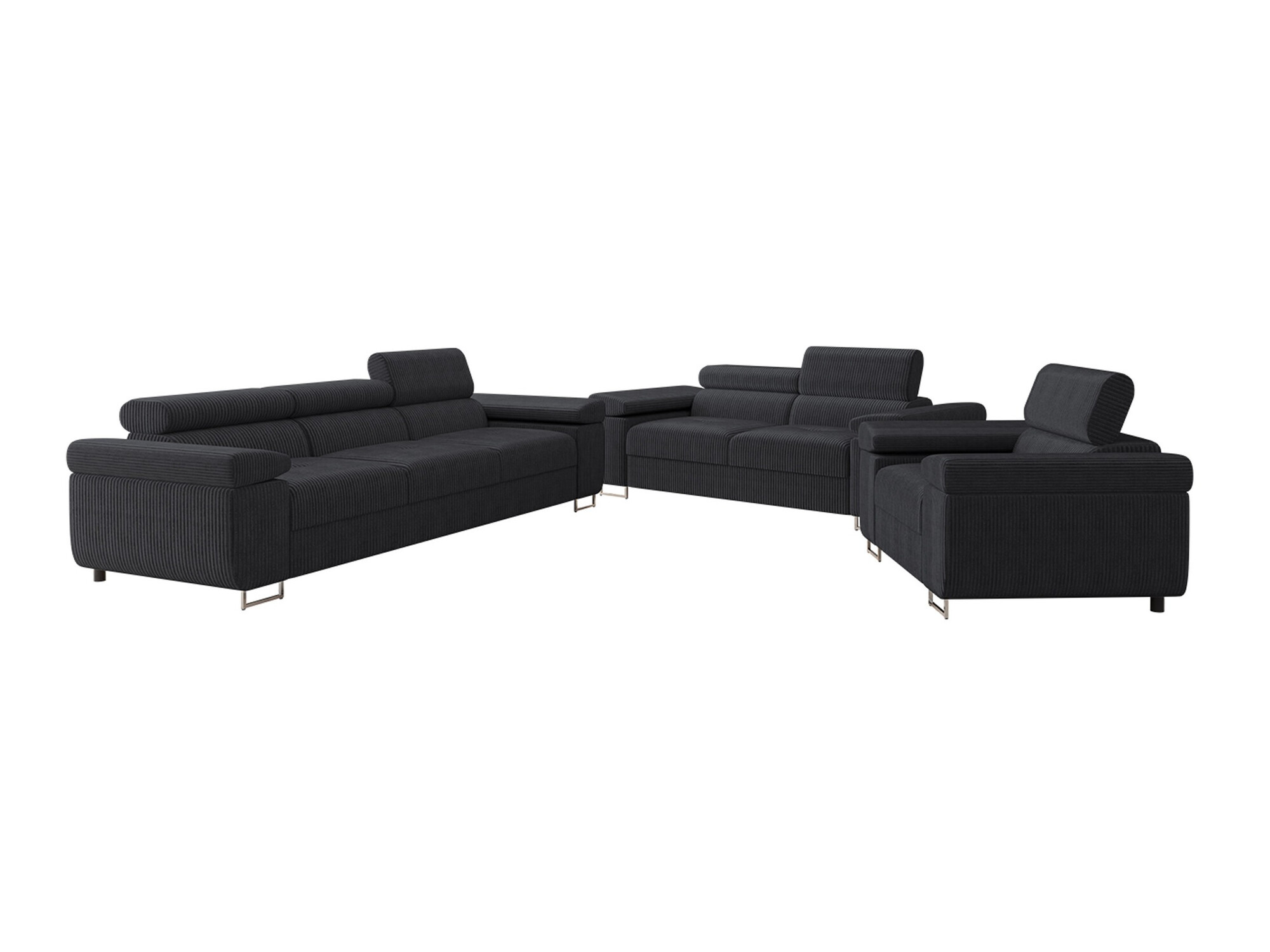 Conjunto de muebles tapizado Comfivo Vinetum (Poso 135)
